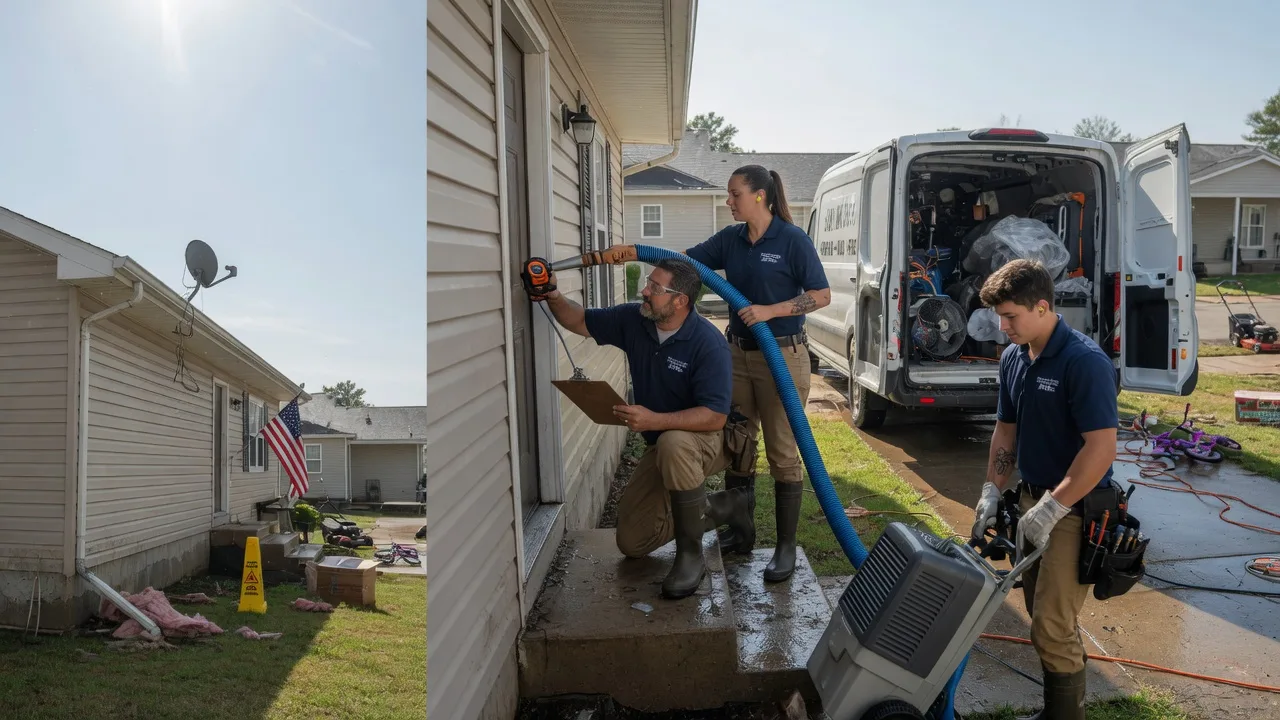 Ceiling Water Damage Restoration in Gratis, OH near me